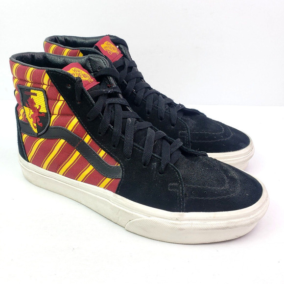 Vans Sk8- Hi x Harry Potter Gryffindor Womens Sz 9 Mens Sz 7.5 Skate Shoes - Picture 1 of 12